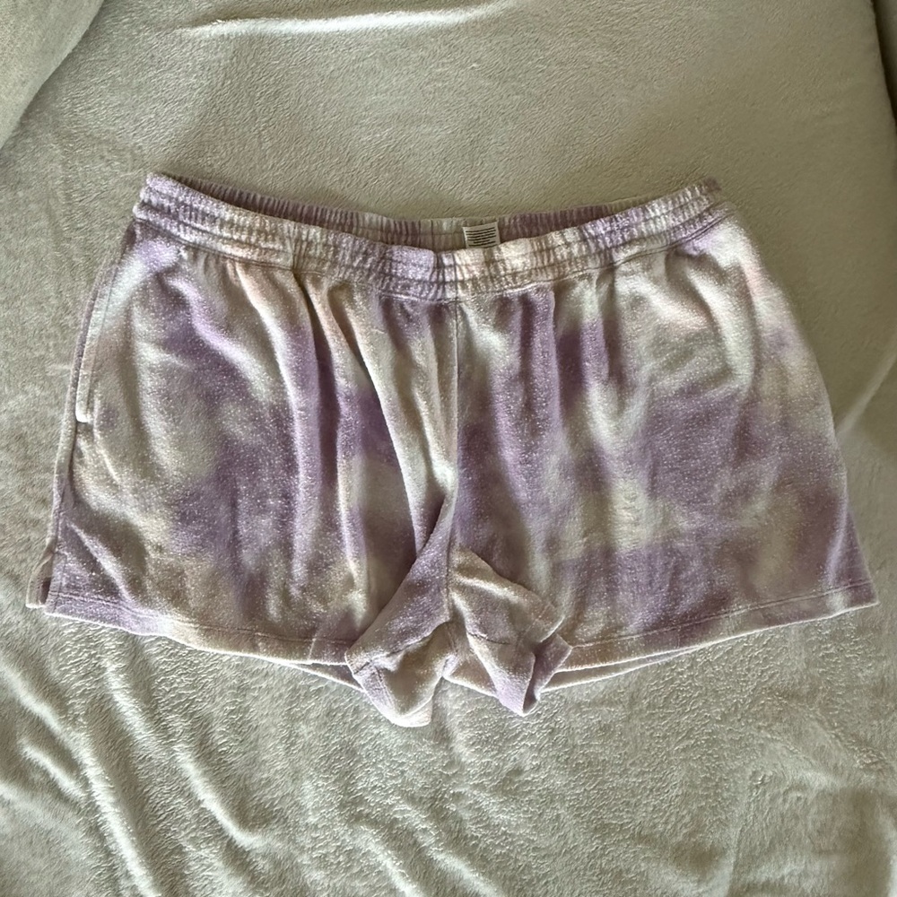 Secret Treasures Lavender Tie-Dye Pajama Shorts